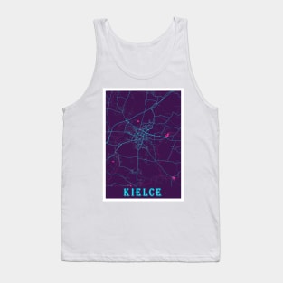 Kielce Neon City Map Tank Top